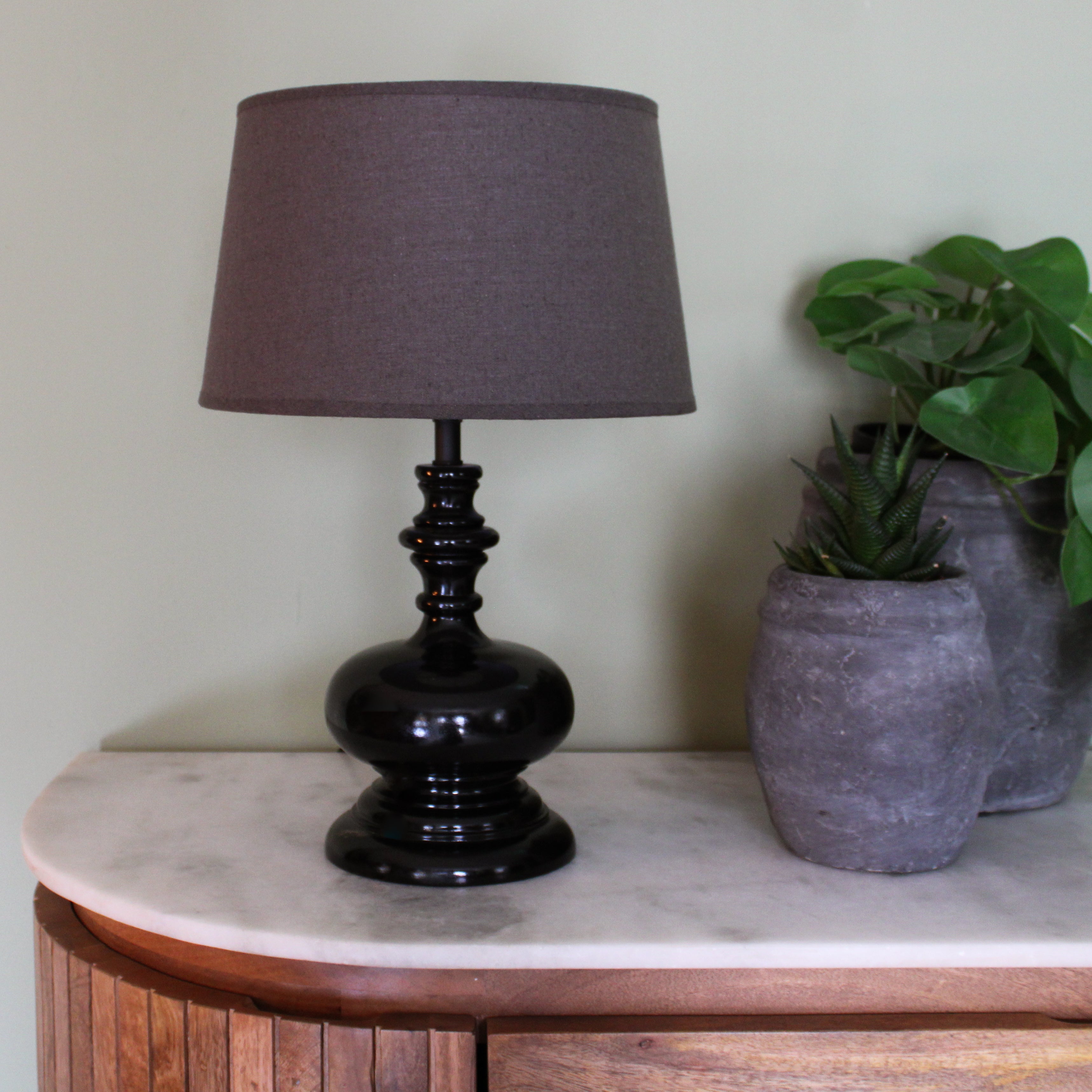 Charcoal table hot sale lamp