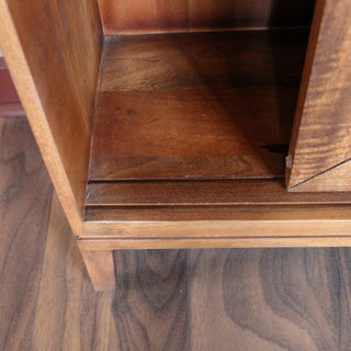 Marquetry Sliding Door Cabinet | Wood