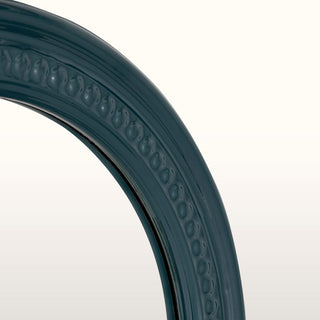 Beaded Circular Mirror | Teal in Homewares from Oriana B. www.orianab.com