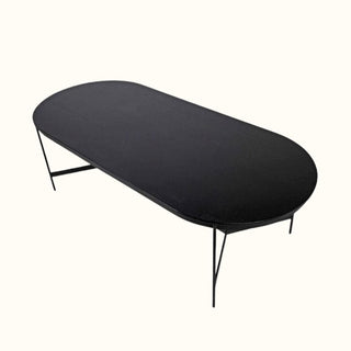 Black Oval Oak Dining Table in Furniture from Oriana B. www.orianab.com