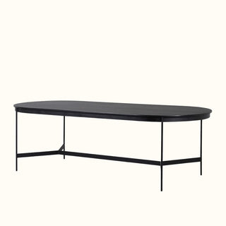 Black Oval Oak Dining Table in Furniture from Oriana B. www.orianab.com