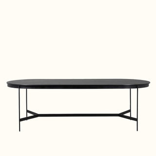 Black Oval Oak Dining Table in Furniture from Oriana B. www.orianab.com