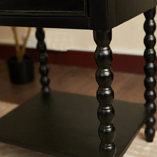 Black Side Table | Bobbin in Furniture from Oriana B. www.orianab.com