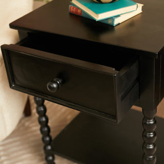 Black Side Table | Bobbin in Furniture from Oriana B. www.orianab.com