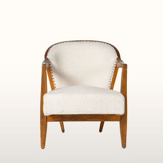 Boucle Fireside Armchair in Furniture from Oriana B. www.orianab.com