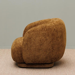 Brown swivelling armchair Moeraki in Furniture from Oriana B. www.orianab.com