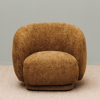 Brown swivelling armchair Moeraki in Furniture from Oriana B. www.orianab.com