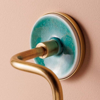 Ceramic Brass Toilet Roll Holder in Homewares from Oriana B. www.orianab.com