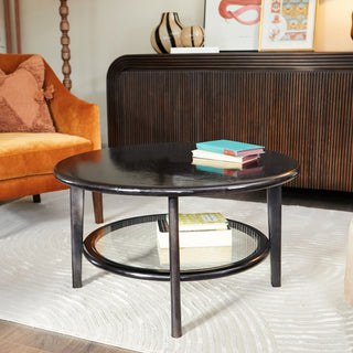 Circular Black Coffee Table in Furniture from Oriana B. www.orianab.com