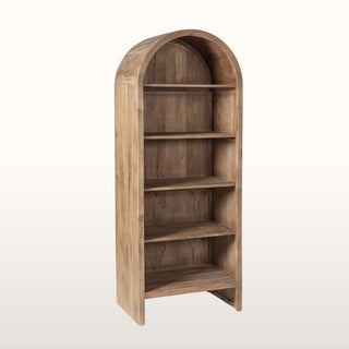 Curved Open Bookcase in Furniture from Oriana B. www.orianab.com