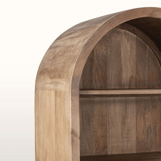 Curved Open Bookcase in Furniture from Oriana B. www.orianab.com