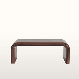 Curved Wood Coffee Table in Furniture from Oriana B. www.orianab.com