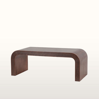 Curved Wood Coffee Table in Furniture from Oriana B. www.orianab.com