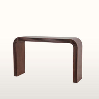 Curved Wood Console Table in Furniture from Oriana B. www.orianab.com