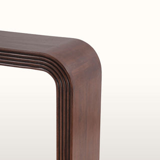 Curved Wood Console Table in Furniture from Oriana B. www.orianab.com