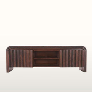 Curved Wood TV Cabinet in Furniture from Oriana B. www.orianab.com