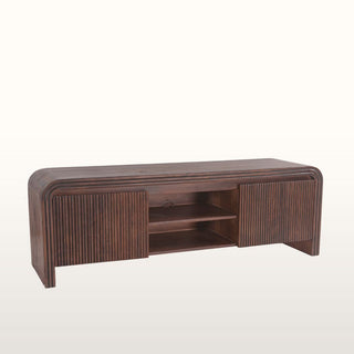 Curved Wood TV Cabinet in Furniture from Oriana B. www.orianab.com