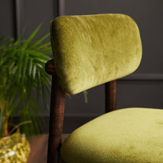 Dining Chair | Green Velvet in Furniture from Oriana B. www.orianab.com