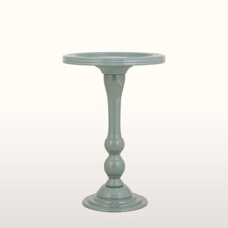 Enamel Side Table | Sky Blue in Furniture from Oriana B. www.orianab.com