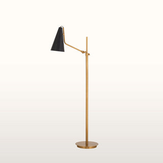 Floor Lamp with Black Cone Shade in Lighting from Oriana B. www.orianab.com