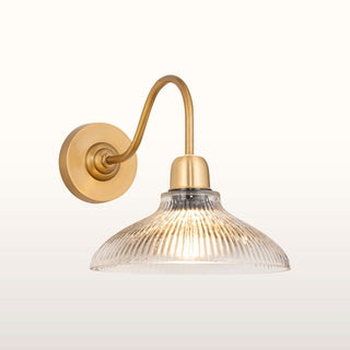 Glass & Brass Wall Light in Lighting from Oriana B. www.orianab.com