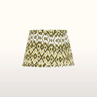 Green Enamel Table Lamp | Green Pleated Shade in Lighting from Oriana B. www.orianab.com