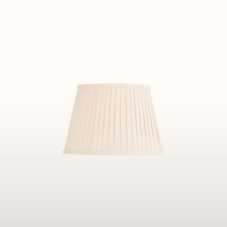 Green Enamel Table Lamp | Neutral Pleated Shade in Lighting from Oriana B. www.orianab.com