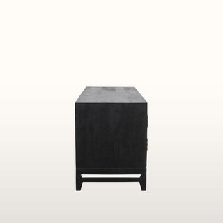 Inlay TV Cabinet | Black & Wood in Furniture from Oriana B. www.orianab.com