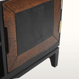 Inlay TV Cabinet | Black & Wood in Furniture from Oriana B. www.orianab.com