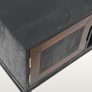 Inlay TV Cabinet | Black & Wood in Furniture from Oriana B. www.orianab.com