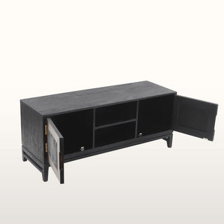 Inlay TV Cabinet | Black & Wood in Furniture from Oriana B. www.orianab.com