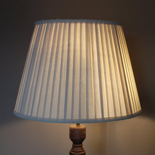 Large Pleated Empire Shade | Neutral in Lighting from Oriana B. www.orianab.com