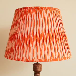 Large Pleated Empire Shade | Orange in Lighting from Oriana B. www.orianab.com