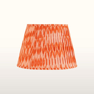 Large Pleated Empire Shade | Orange in Lighting from Oriana B. www.orianab.com