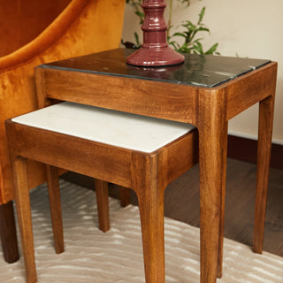 Marble Topped Side Table Test in Furniture from Oriana B. www.orianab.com