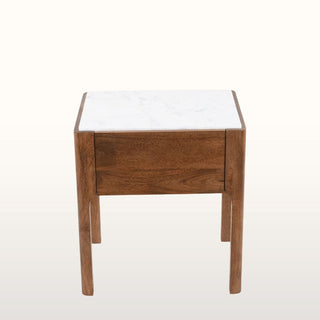 Marble Topped Side Table with Drawer in Furniture from Oriana B. www.orianab.com