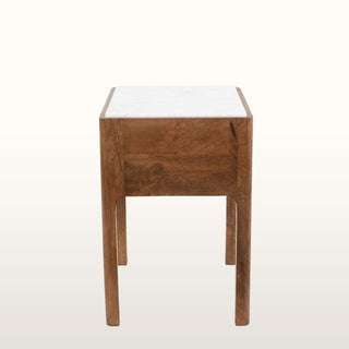 Marble Topped Side Table with Drawer in Furniture from Oriana B. www.orianab.com