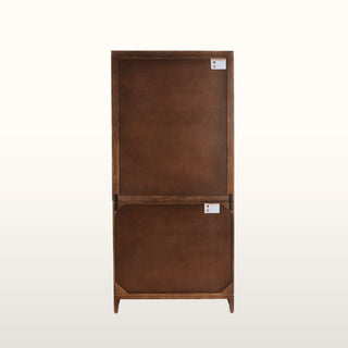 Marquetry Tall Bookshelf with Cabinet | wood in Furniture from Oriana B. www.orianab.com