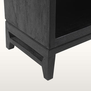 Mid Height Bookcase | Black in Furniture from Oriana B. www.orianab.com