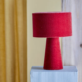 Red Velvet Lamp in Lighting from Oriana B. www.orianab.com