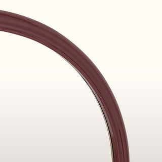 Ridged Circular Mirror Bevel Glass | Burgundy in Homewares from Oriana B. www.orianab.com