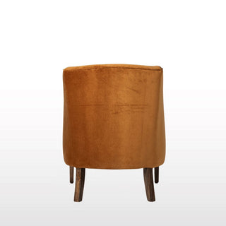 Slope Arm Armchair | Rust Velvet in Furniture from Oriana B. www.orianab.com