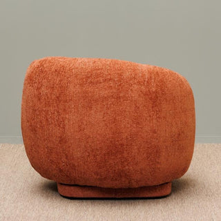 Terracotta swivelling armchair Moeraki in Furniture from Oriana B. www.orianab.com