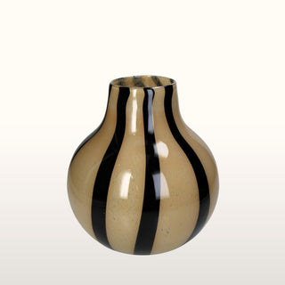 Vase Stripe Glass Peach in Vases & Plant Pots from Oriana B. www.orianab.com