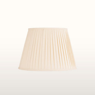 Wood Floor Lamp | Neutral Pleated Shade in Lighting from Oriana B. www.orianab.com