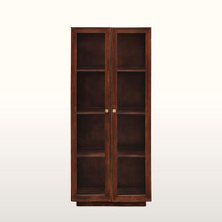 Wood Glass Door Tall Cabinet in Furniture from Oriana B. www.orianab.com