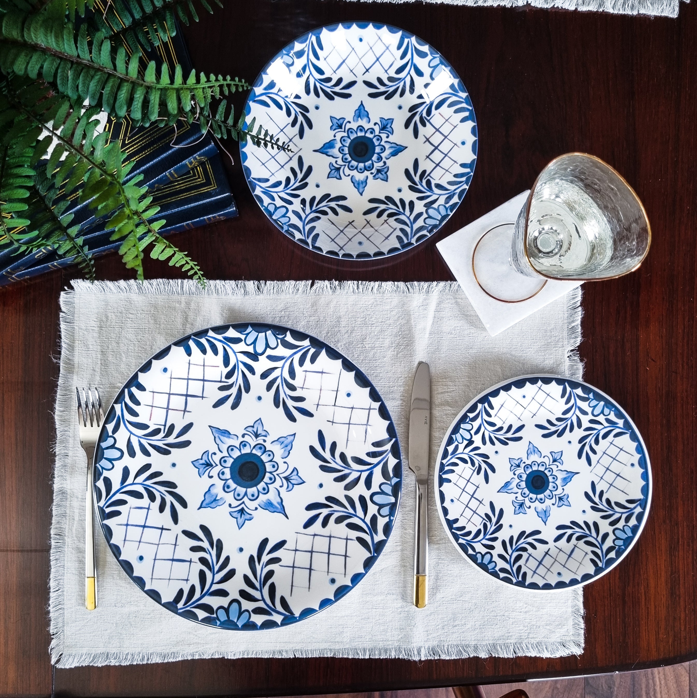 Six place dinner clearance set